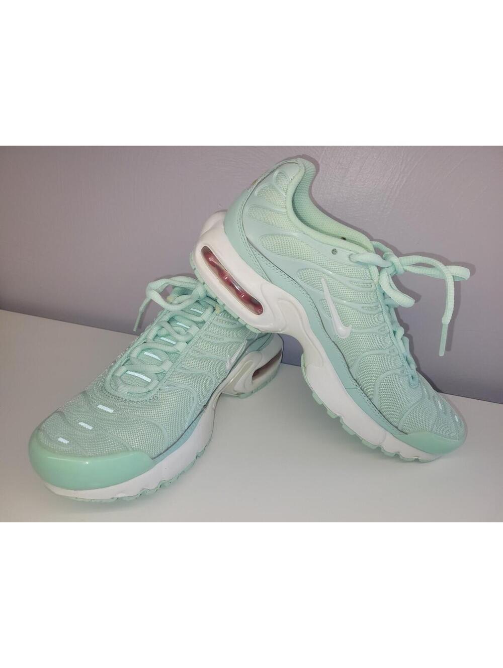 Nike Air Max Plus TN GS Igloo Sneakers Shoes Mint Green Size 4.5Y